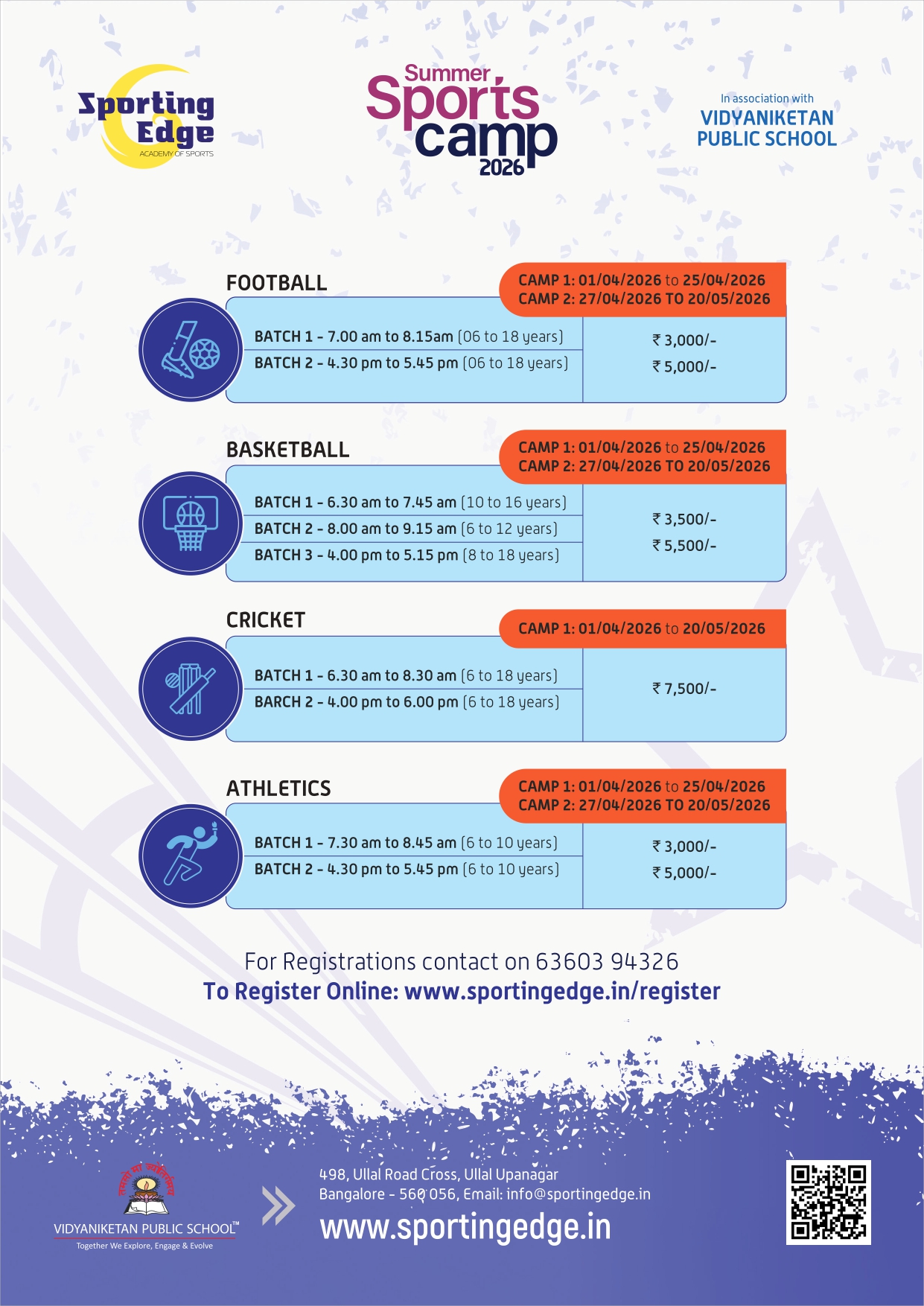 Sporting Edge Summer Camp 2026
